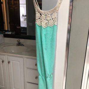 Super cute Lime Green dress/cover-up xs/s